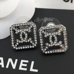 Sold on Tradesy. Authentic Chanel CC Earrings